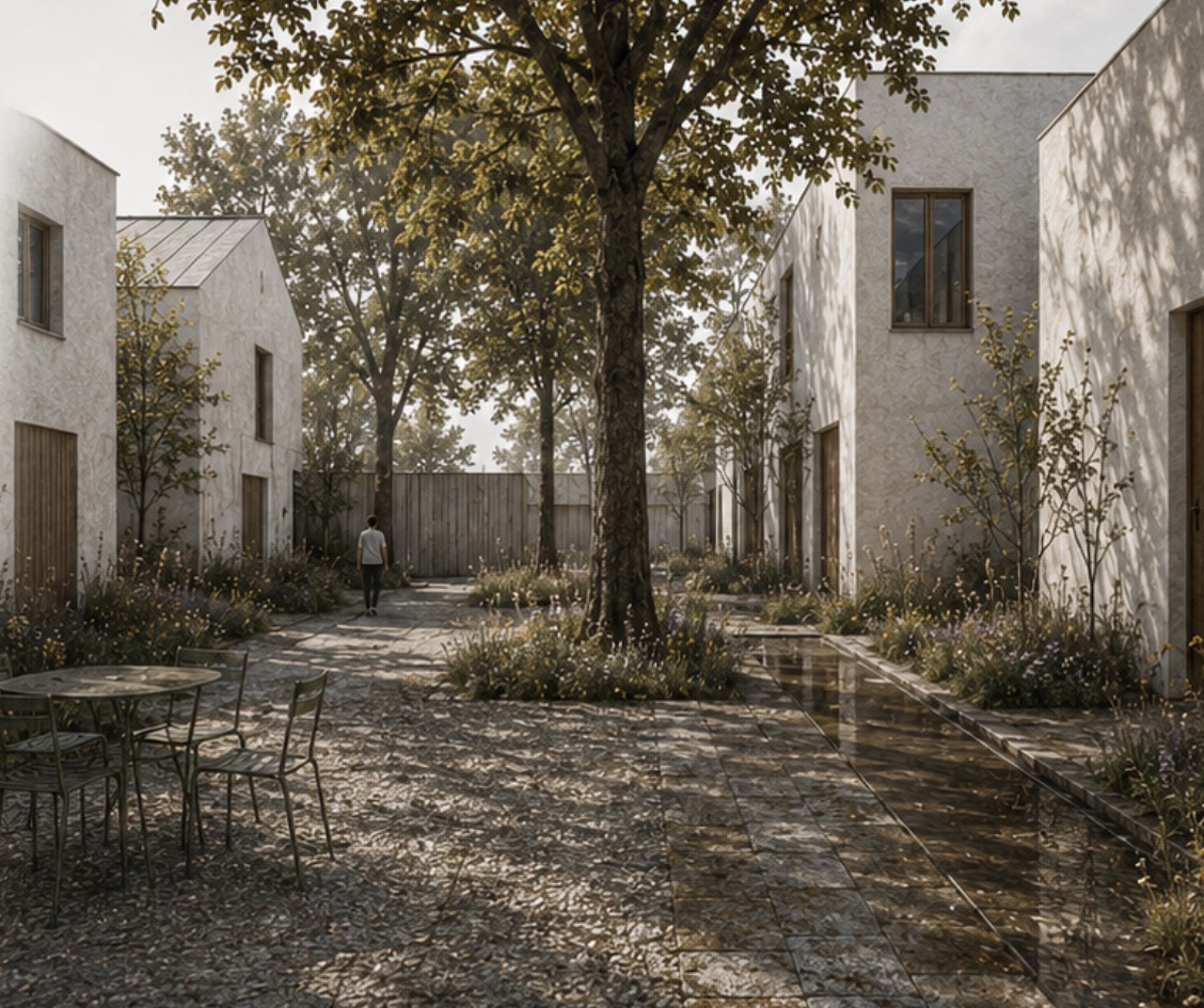 Innenhof Wohnanlage Eulenpark
